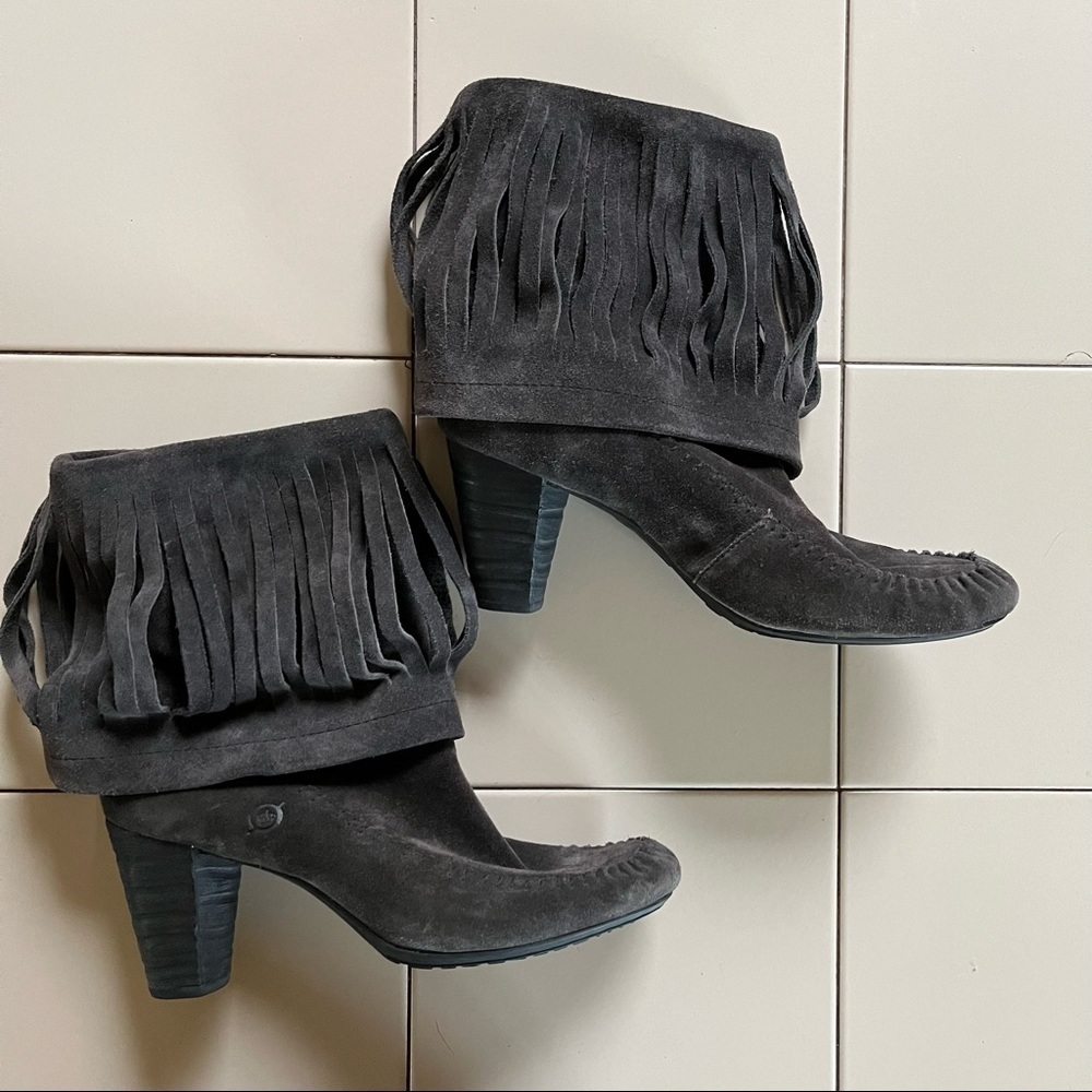 Born Fringed Moccasin Boot